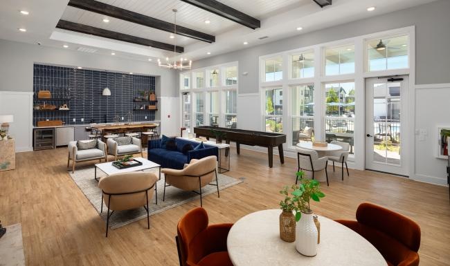 clubhouse with kitchen